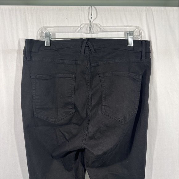 NEW‎ $129 Good American [ 18 ] Good Legs High Rise Skinny Jeans in Black - Picture 7 of 13